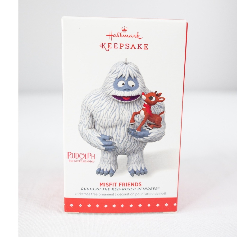 Hallmark Ornament Keepsake White Excellent Misfit Friends Bumble Rudolph 2015